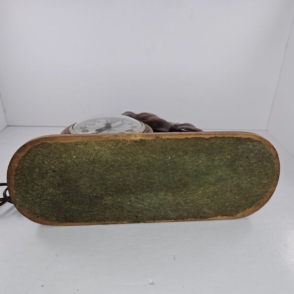 Vintage Master Crafters Sessions Jaguar Panther Clock Wood Carved DOES NOT WORK - Picture 7 of 10